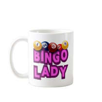 BINGO LADY COFFEE MUGS