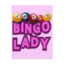 BINGO LADY POST CARDS