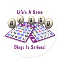 Bingo: Life's A Game Sticker