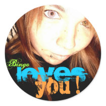 "Bingo loves you!" stickers by bingolovesyou "Bingo loves you!" stickers
