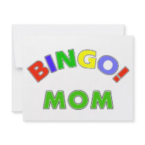 Bingo Mom invitations