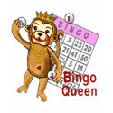 Bingo Monkey Queen t-shirts