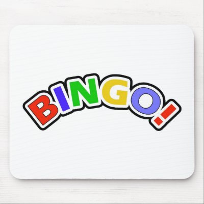Bingo Mouse Pads by TeeZazzle