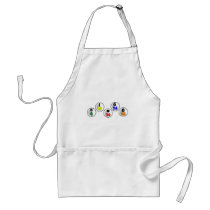 Bingo Numbers aprons
