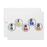 Bingo Numbers Custom Invite