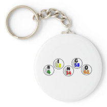 Bingo Numbers Keychains