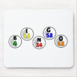 Bingo Numbers Mousepads