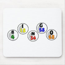 Bingo Numbers Mousepads