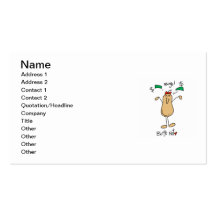 Bingo Nut T-shirts and Gifts Business Card Templates