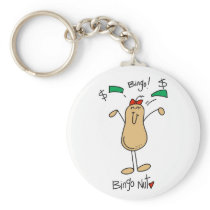 Bingo Nut Tshirts and Gifts Key Chains