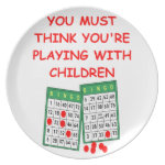 bingo party plates bingo party plates