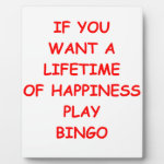 bingo plaque bingo plaque