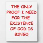 BINGO PLAQUES BINGO PLAQUES