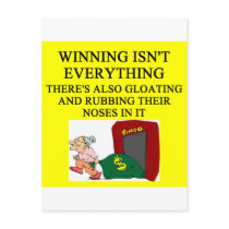 bingo player joke postcard