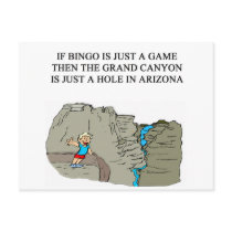 BINGO player postcards