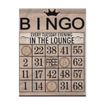 Bingo Post Card postcards