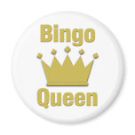 Bingo Queen Magnets