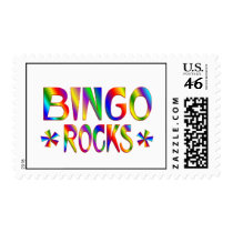 BINGO Rocks Postage Stamp