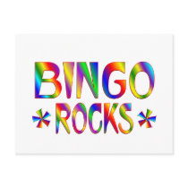 BINGO Rocks Post Card