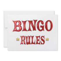 BINGO Rules Invitation