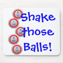 Bingo! Shake those Balls! Mousepads
