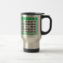 Bingo Travel Mug by CrazyCups Bingo Travel Mug