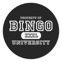 Bingo Univeristy Dark stickers by universityshirts Bingo Univeristy Dark stickers