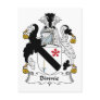 Binnie Family Crest Postcard