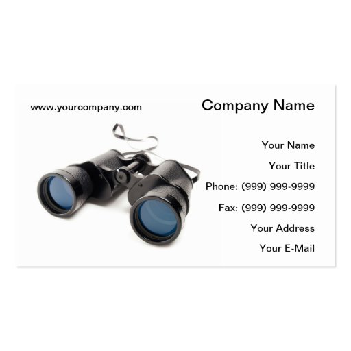 Binoculars Business Card