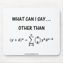 Binomial Theorem Mousepad