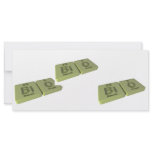 Bio as Bi Bismuth and O Oxygen Custom Rack Cards