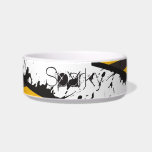Bio Hazard Caution Tape Crime Scene Pet Food Bowl