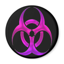 Bio Hazard Electric Purple magnets by MidnightDreamer Bio Hazard Electric Purple magnets