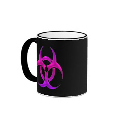 Bio Hazard Electric Purple Mug by MidnightDreamer