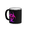 Bio Hazard Electric Purple mugs