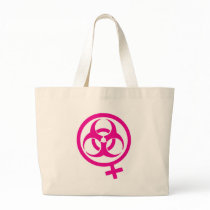 bio hazard femme canvas bag