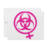 bio hazard femme personalized invite