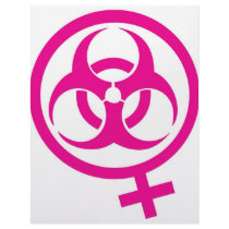 bio hazard femme letterhead design