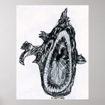 Bio Hazard Fish Poster