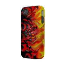 Bio Hazard Flames iPhone 4 Case-Mate Tough