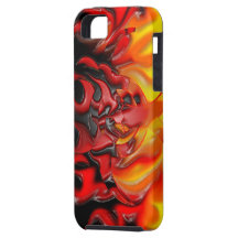 Bio Hazard Flames iPhone 5 Case-Mate Tough