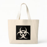 Bio Hazard or Biohazard Sign Symbol Warning Black Bag