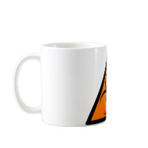 Bio Hazard or Biohazard Sign Symbol Warning Orange Mug