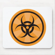 Bio-Hazard - Orange Mouse Pad