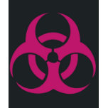 Bio Hazard Pink Tee t-shirts