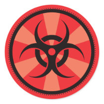 Bio-Hazard - Red stickers