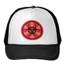 Bio-Hazard - Red Trucker Hat