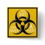 Bio Hazard Square Button 1