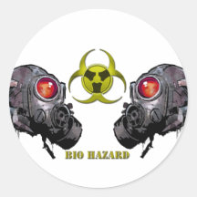 Bio hazard sticker