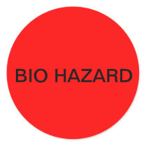 BIO HAZARD Stickers